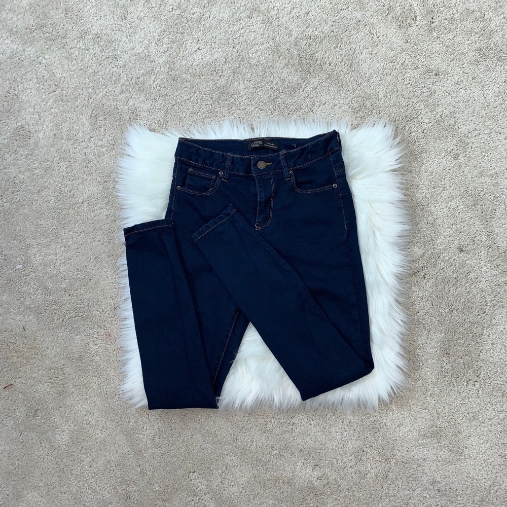 Dark Blue Denim Jeans